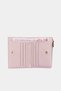2805 Genuine Real Leather Zippered Women's Wallet Flother Lilac - 3