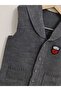 Baby Boy and Child Seasonal Crest Buttoned Ata Knitwear Vest - 3