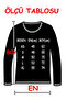 Milky Plain Black Crew Neck Long Sleeve Combed Cotton Women's T-shirt - 4