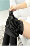 Women's Black Zeymod Thermal Plush Tights - 2