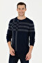 BASE. Polo Assn. Crew Neck Navy Blue Men's 100% Cotton Sweater 1669798 - 3