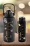Premium Bpa Free 2-Piece Motivational 2-Liter Water Flask + 750ml Water Flask, Water Bottle, Water Bottle - 6