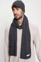 Men's Thessaloniki Knitted Knitwear Scarf Beanie Set Anthracite 22w850 - 4