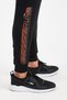 Regular Men's Black-Orange Sweatpants - 5