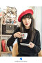 Vintage Woolen Winter Lady Beret - 4