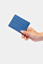 3633 Genuine Leather Super Thin Women's Men's Card Holder Blue - 6