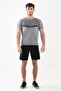 Slimfit Men's Crew Neck Gray T-Shirt - 4