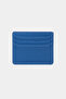 3633 Genuine Leather Super Thin Women's Men's Card Holder Blue - 3
