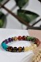 Turquoise Jade Agate Transformed Citrine Natural Stone Bracelet 8 mm