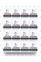 10 November Ataturk Sticker Set 4x5,5cm Remembrance Ataturk Collar Sticker Respect Ataturk Sticker NSTI0086 - 2