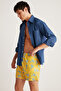 Isola Men's Lined 3-Pocket Yellow Sea Shorts with Water Repellent Fabric - 3