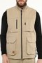 Multi-Pocket Hunter Camper Outdoor Vest Rio Model Beige Men - 6