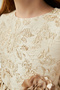 FRONT SHORT BACK LONG JACQUARD GIRL'S PARTY DRESS - 6