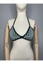 Bohemian Authentic Bikini Top with Crochet Motif