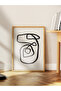 Black and White Abstract Themed Wall Poster, Modern Frameless Poster - Bedroom, Living Room Wall Decor - 2