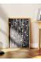Black and White Abstract Themed Wall Poster, Modern Frameless Poster - Bedroom, Living Room Wall Decor - 2