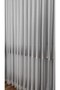 Ecru Tulle Curtain Horizontal Straight Silver Stripes 1/3 Dense Pleats Wrinkle-Free No Ironing Required - 5