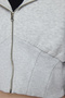 Zippered Hooded Sweatshirt - 3
