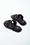 Women's Genuine Leather Flat Slippers 878 217 Bn Trlk Y23 - 7