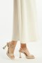 Women's Genuine Leather Heeled Sandals 889 4004 Bn Sndlt Y23