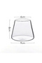 Heat Resistant Presentation And Juice Glass Japanese Style Fuji Mountain Glass Cup 350ml Cone Cup 1 Piece - 5