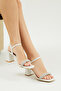 Women's Genuine Leather Heeled Sandals 889 806 Bn Sndlt Y23 - 5