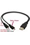 Micro USB Y Cable Data Power Converter Converter Multiplexer Cable - 6