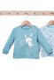 Girl's Cotton Printed Crew Neck Long Sleeve 2-Piece Sweat 3-18 Months - 2