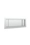 Aluminum Fireplace Vent Furniture Cabinet Vent 30x10 Interior Size Spring Loaded Easy Practical Assembly