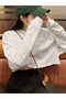 Beyaz Oversize Sweatshirt - 3