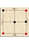 5-Piece Game Set, Wooden Tic-tac-toe, 3 Stones, 9 Stones, Bihar and Surakarta Intellect, Brain and Strategy Game - 3