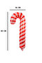 Candy Cane Foil Balloon Candy Cane 80 cm - 2