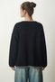 Women's Black Stitching Detailed Pocket Knitwear Sweater PF00047 - 6