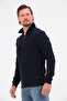 Zippered Regular Fit Suede Detailed Long Sleeve Men's Thessaloniki Sweatshirt - 2