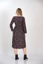 Mini Rose Print Midi Winter Dress from Divitin Flannel - 3