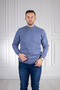 Interview Half Turtleneck Blue Knitwear Sweater - 2