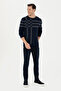 BASE. Polo Assn. Crew Neck Navy Blue Men's 100% Cotton Sweater 1669798 - 4