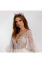 Crystal Bright Jewelled Bridal Crown Bridal Henna and Wedding Crown Princess Crown with Crystal Jewelled Pink - 5
