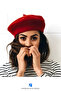 Vintage Woolen Winter Lady Beret - 2