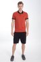 Regular Men's Polo Neck Tile T-Shirt - 3