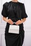 Women's Mother-of-Pearl Chupra Stone Handle Detailed Evening Shoulder Bag - 2
