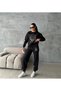 SPECIAL PRODUCTION SPORT&LIFE DIGITAL PRINTED CREW COLLAR 100% COTTON TREND WOMEN'S TRACKSUIT