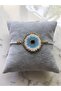 Ka-007 Miyuki Evil Eye Beaded Bracelet - Handmade - White - 2