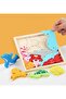 Wooden Cartoon 3D Jigsaw Puzzle Montessori Cognitive Matching - 3