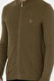 Men's Khaki Basic Knitwear Cardigan ELİFSU BUTİKHOME - 2