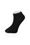 6 Pack Men's Black Bamboo High Quality Booties Socks - 3