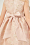 FRONT SHORT BACK LONG JACQUARD GIRL'S PARTY DRESS - 6