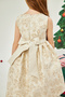 FRONT SHORT BACK LONG JACQUARD GIRL'S PARTY DRESS - 7