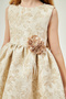 FRONT SHORT BACK LONG JACQUARD GIRL'S PARTY DRESS - 5