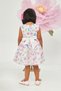 FLOWER PATTERNED COLORFUL GIRL'S DRESS - 4